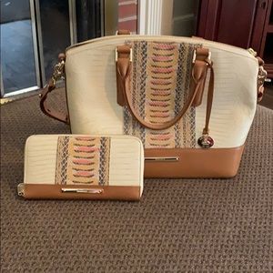 Brahmin purse and matching wallet